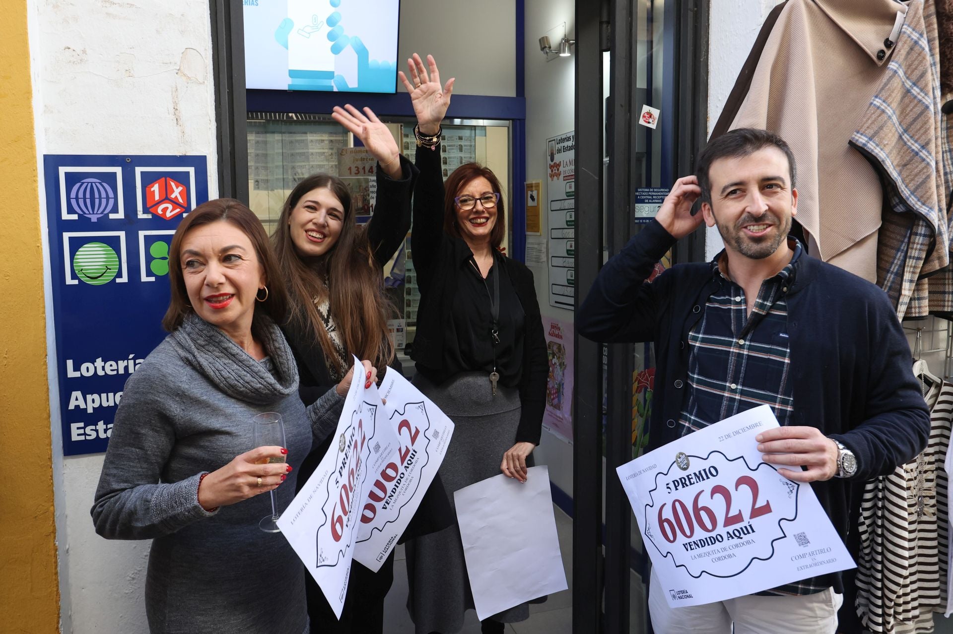 La celebración en Córdoba de los premios de la Lotería de Navidad, en imágenes