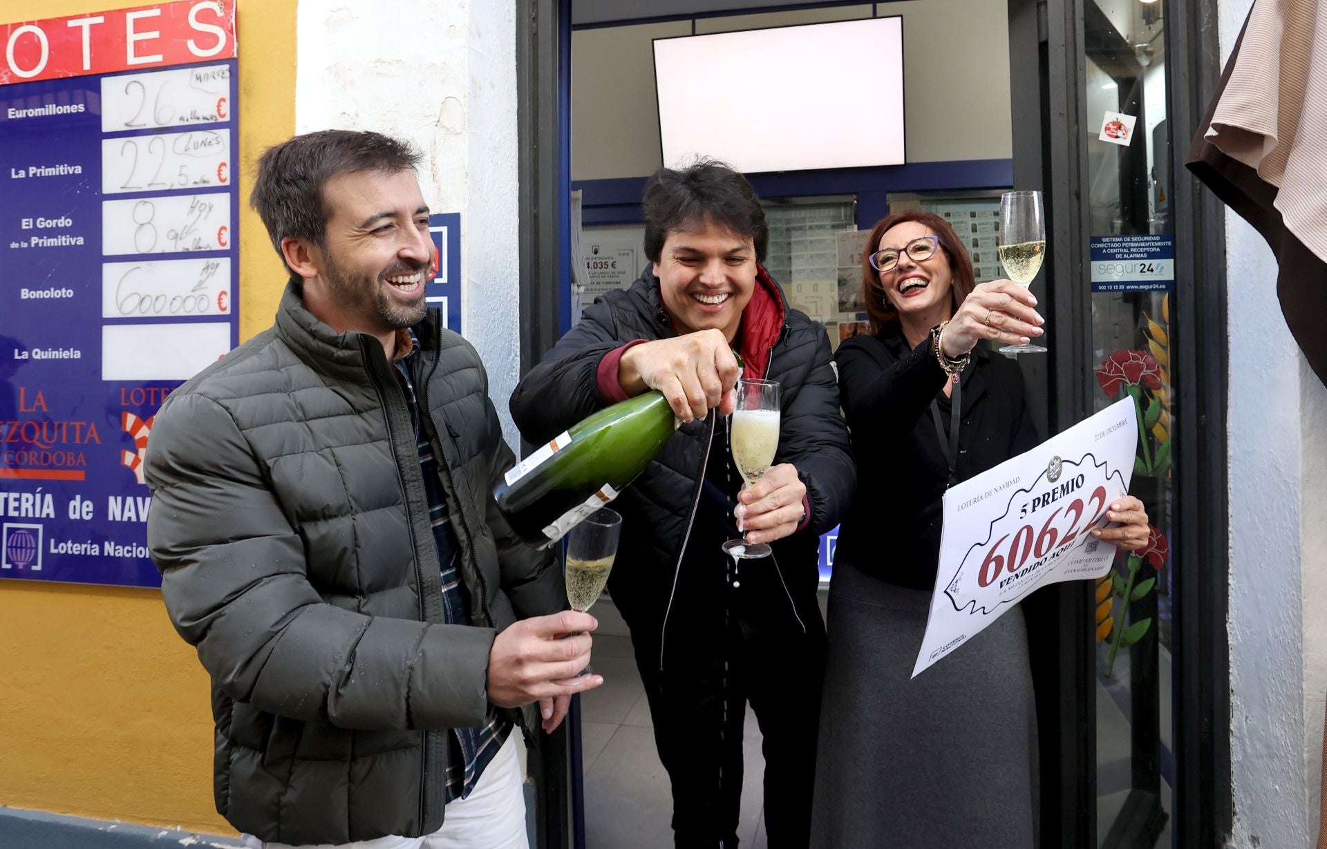 La celebración en Córdoba de los premios de la Lotería de Navidad, en imágenes