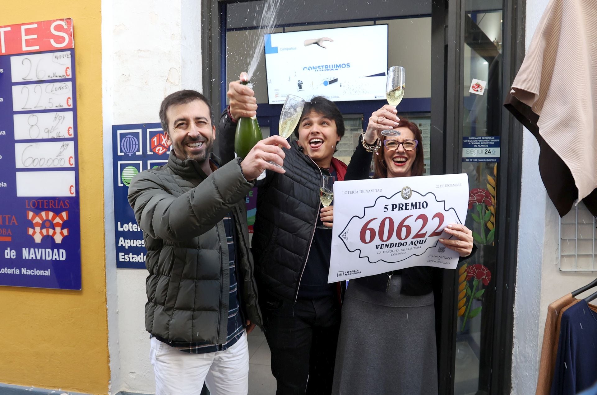 La celebración en Córdoba de los premios de la Lotería de Navidad, en imágenes