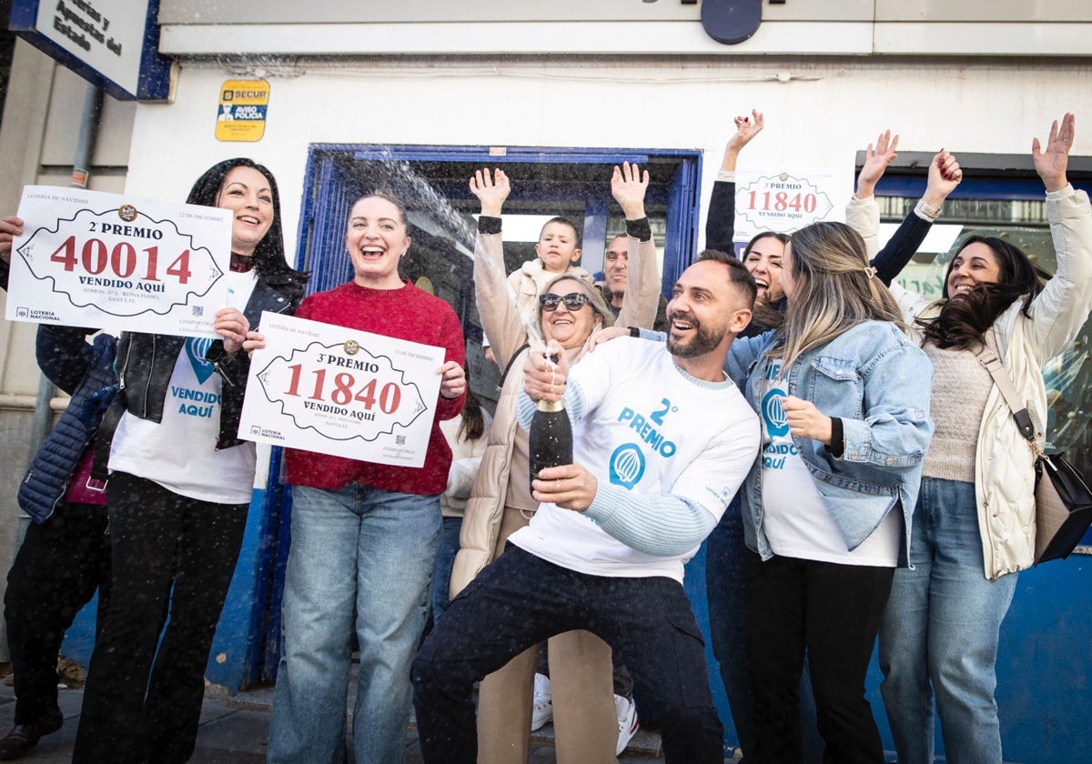 Afortunados de Santa Fe, con los dos números que han dejado dinero en el pueblo