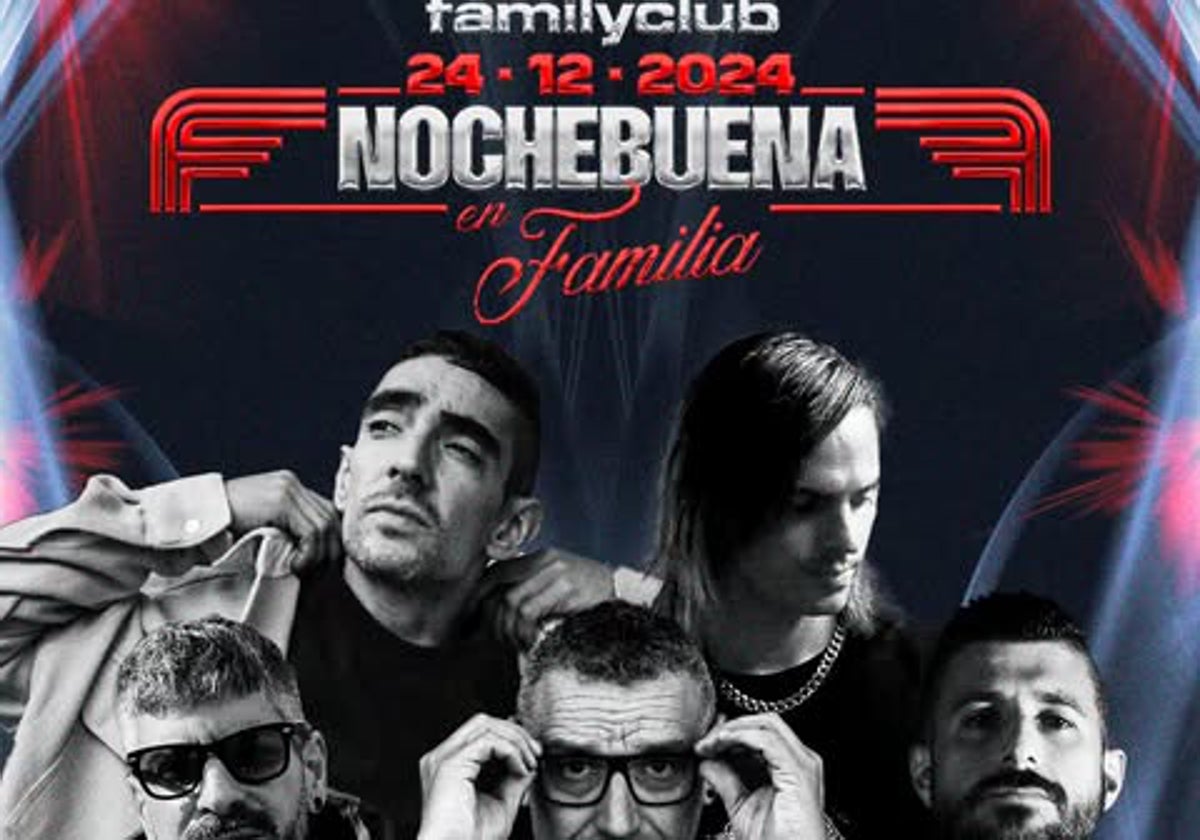 Cartel del último concierto de Djs esta Navidad