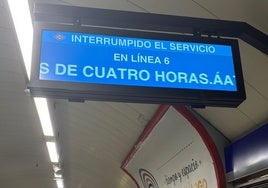 Atasco en Metro de Madrid: una avería en la catenaria de Príncipe Pío interrumpe la circulación de la línea 6 durante más de 4 horas