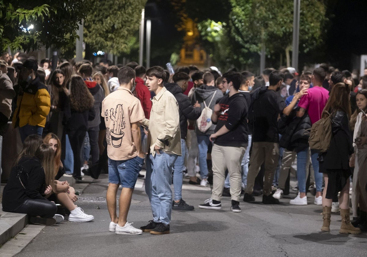 Fiesta en las calles de la capital gallega