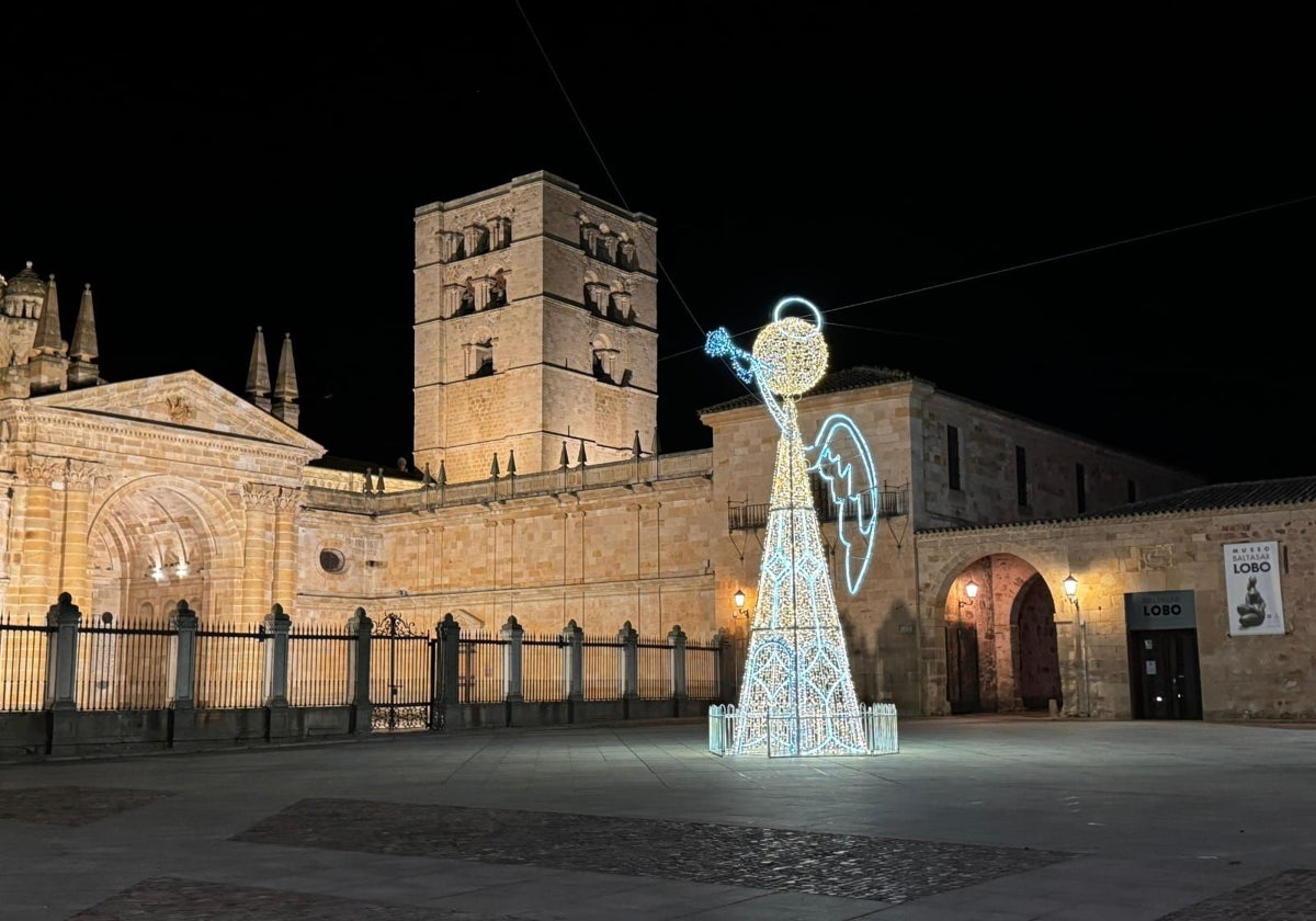 Zamora, con luces de Navidad