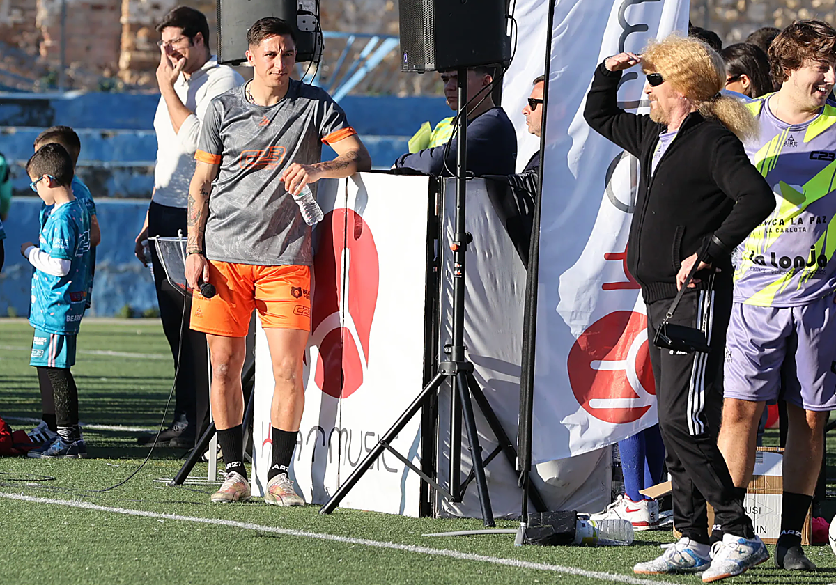 Carracedo durante su partido benéfico del pasado viernes organizado por su campus