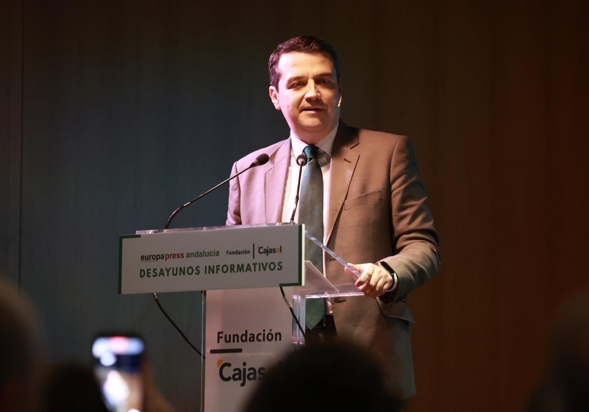 El presidente de la Federación Andaluza de Municipios y Provincias (FAMP), José María Bellido