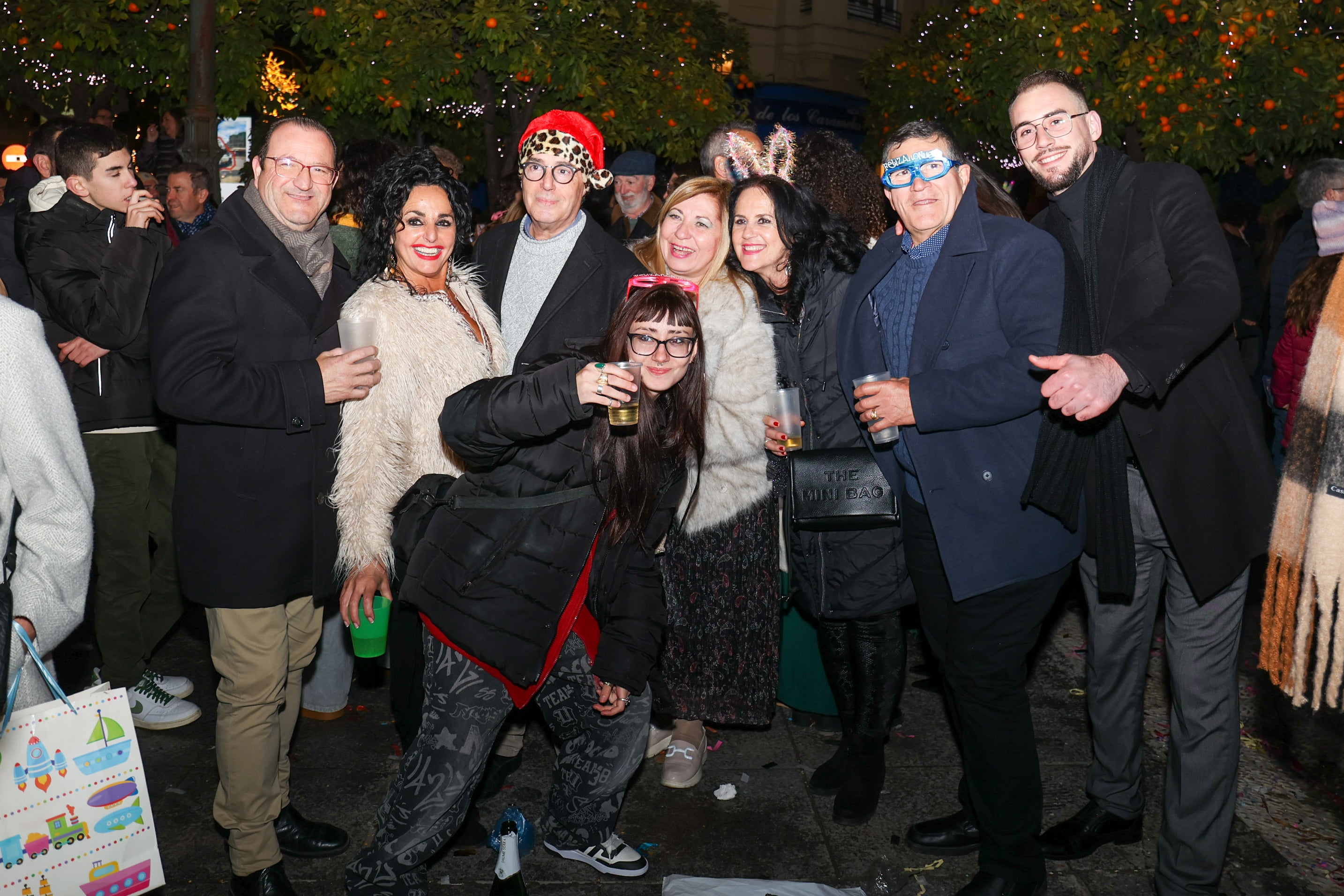 El gran ambiente de Las Tendillas en Nochevieja, en imágenes