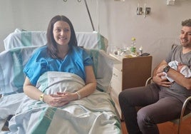 El primer bebé del año en Aragón se llama Roma y ha nacido en Zaragoza a las 1.00 horas