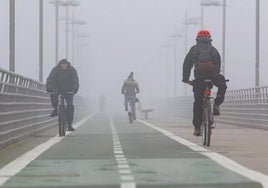 Aviso amarillo en Aragón por la espesa niebla y las temperaturas gélidas