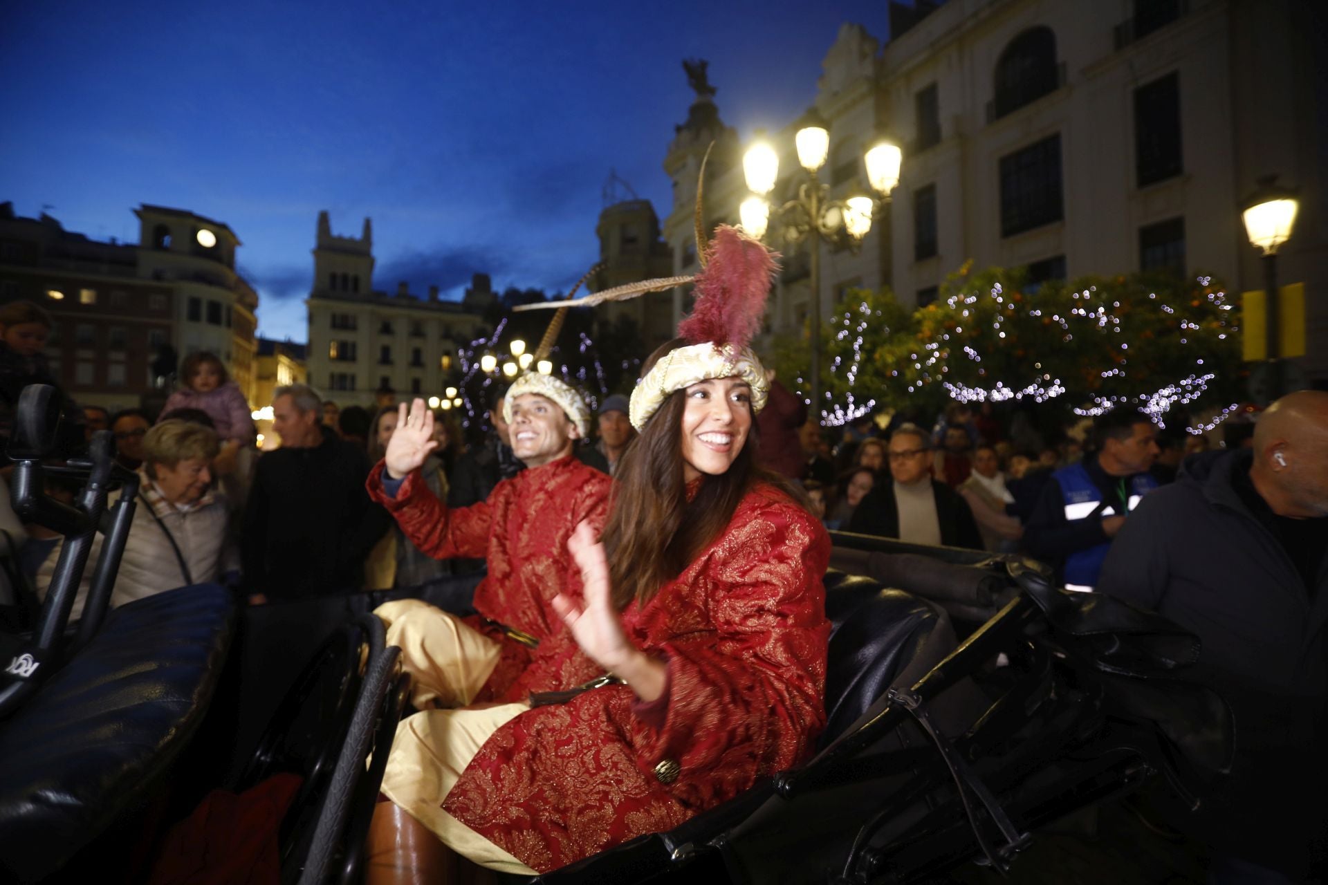 El populoso desfile de la cartera real en Córdoba, en imágenes