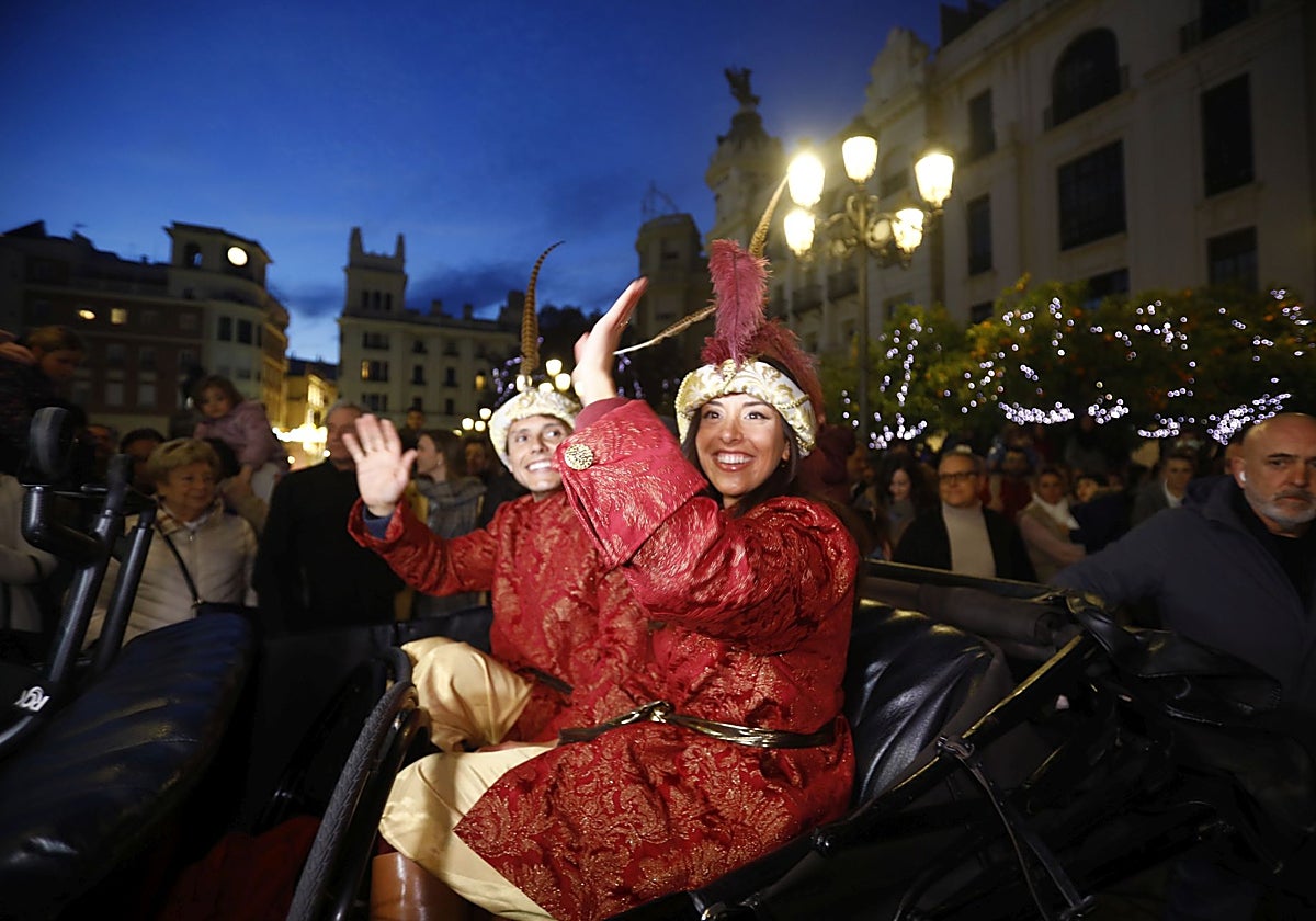 La Cartera Real, este viernes durante su desfile