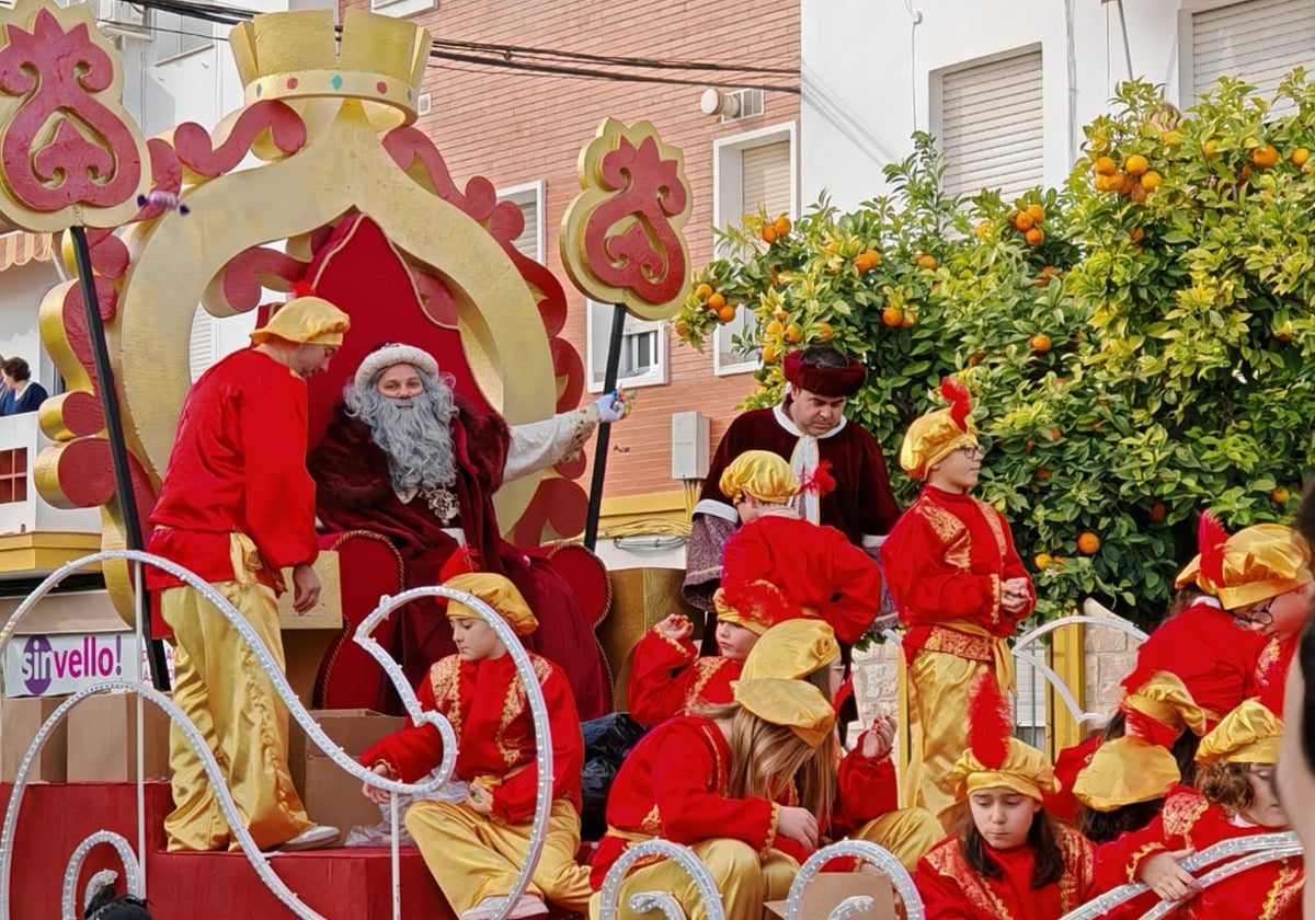 El Rey Melchor, en la cabalgata de Montilla