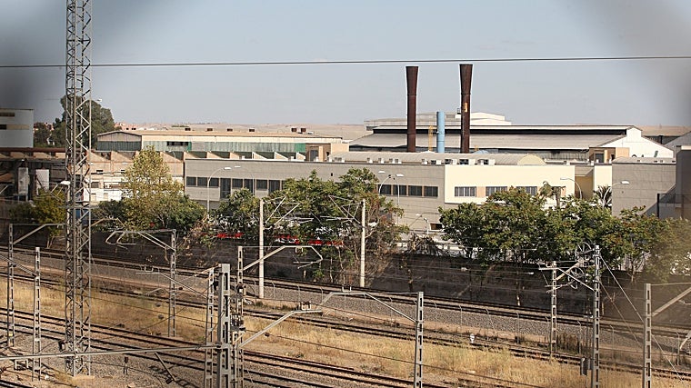 Vista del Parque Joyero desde las vías del tren