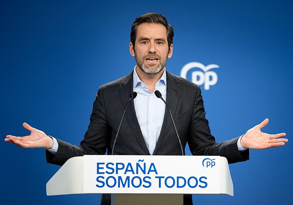 El portavoz del Partido Popular, Borja Sémper