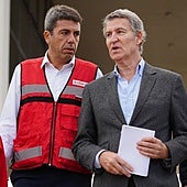 Feijóo viaja a la zona cero de la dana para analizar su estado con Mazón