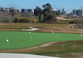 Así avanzan las obras de del nuevo campo de golf de nueve hoyos en la Carretera de Trassierra de Córdoba
