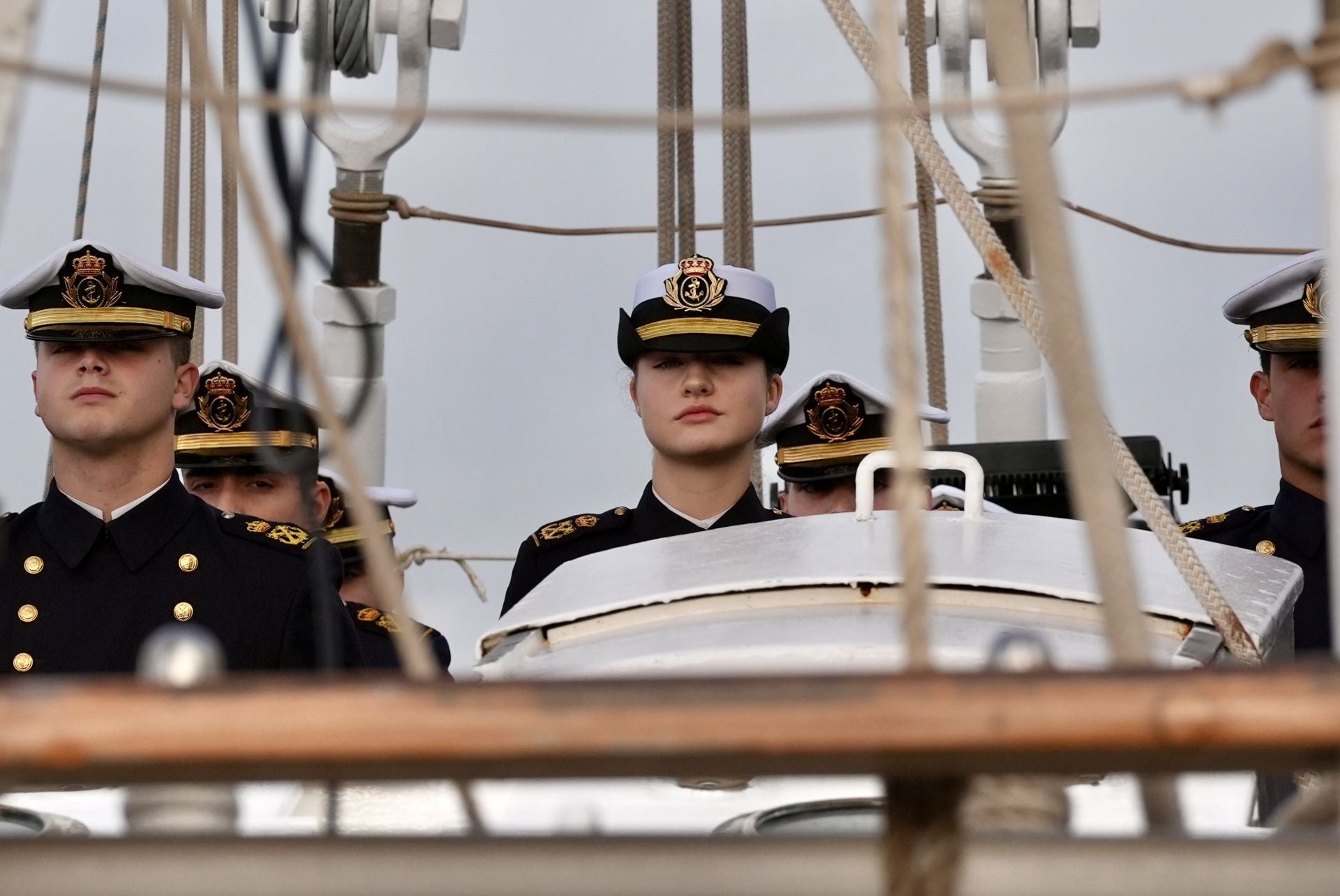 El embarque de Leonor en el buque escuela Juan Sebastián de Elcano, en imágenes