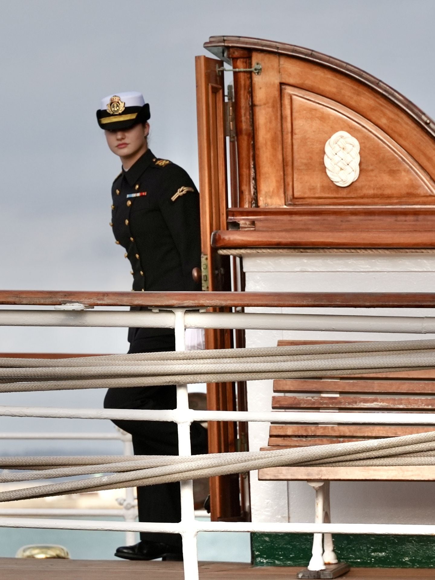 El embarque de Leonor en el buque escuela Juan Sebastián de Elcano, en imágenes