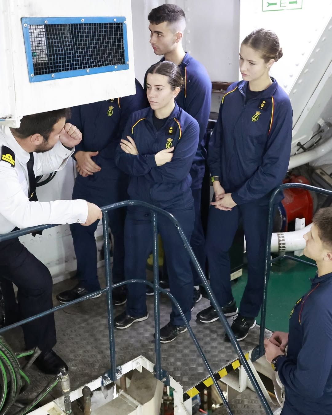 El adiestramiento de la Princesa Leonor a bordo del Elcano, en imágenes