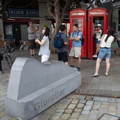 Imagen de archivo tomada en una de las calles principales de Gibraltar