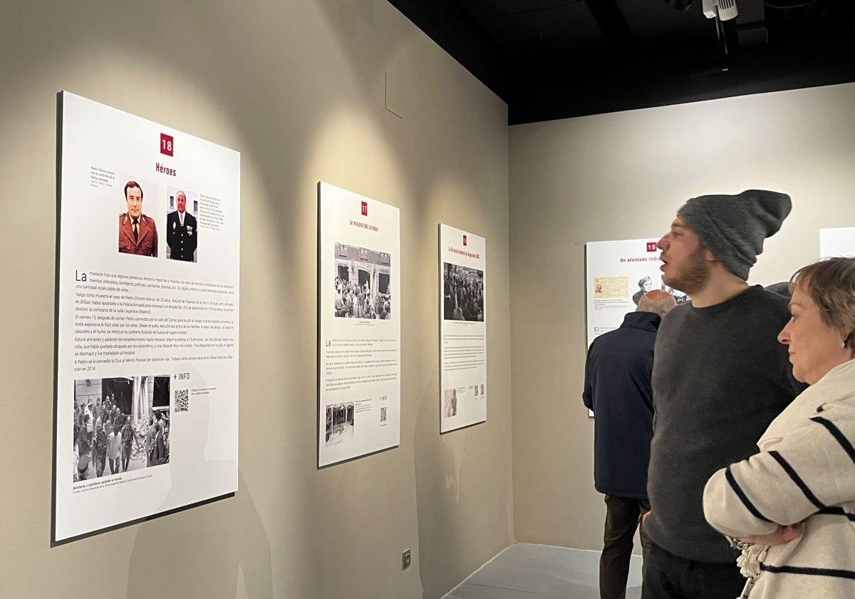 Exposición en Burgos sobre el atentado de ETA en la cafetería Rolando de Madrid