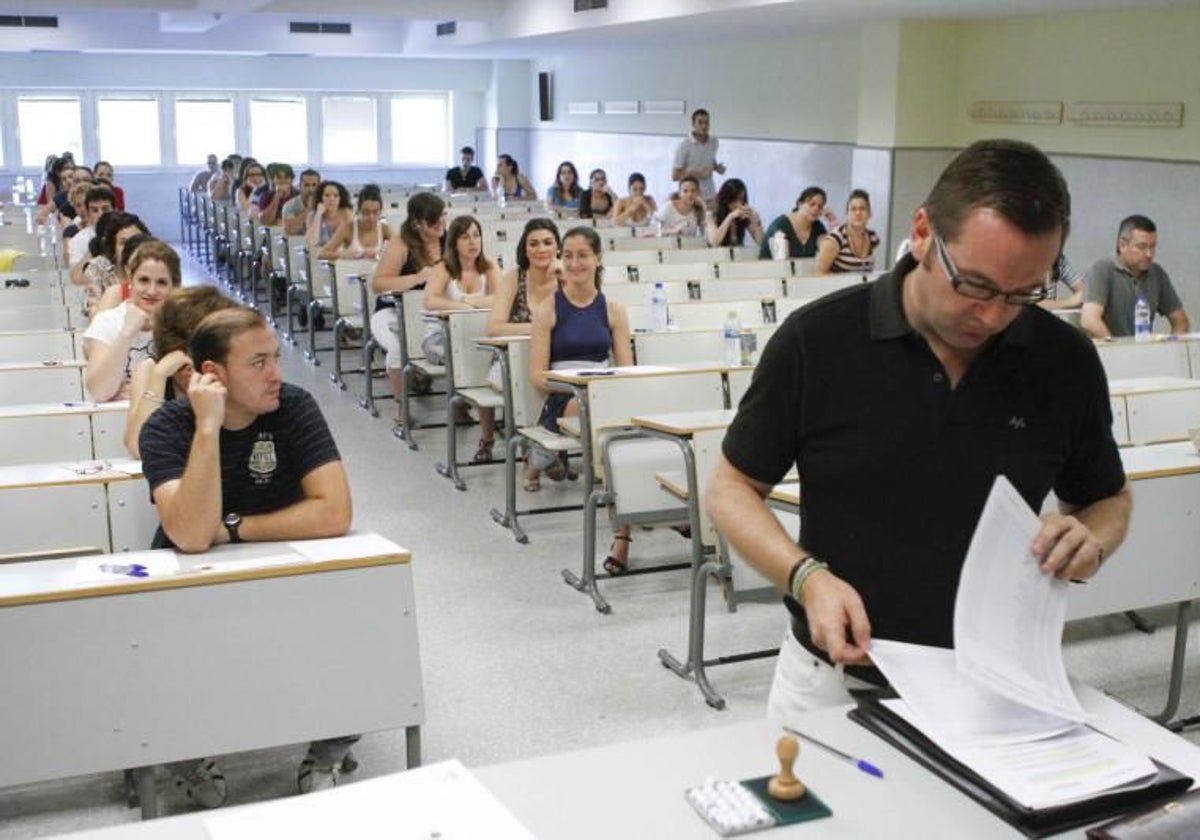 Un proceso de oposiciones en Andalucía