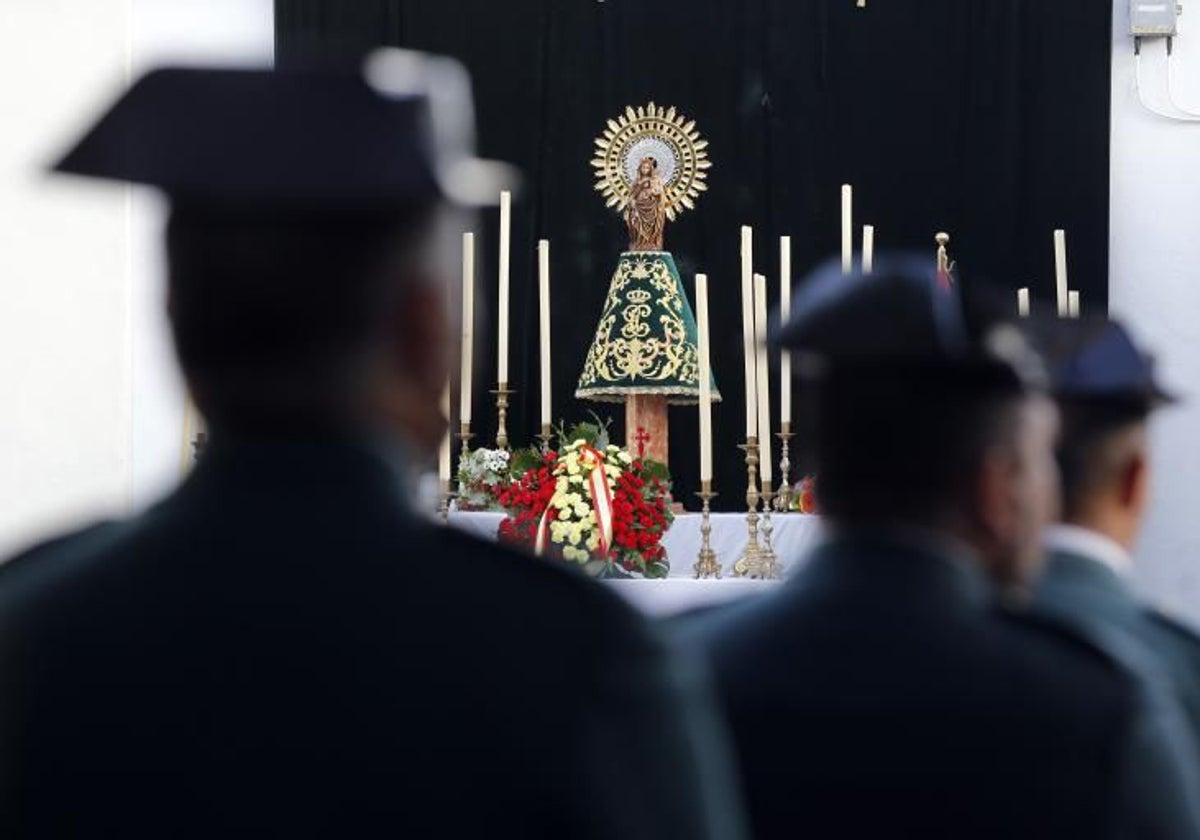 Acto de la Guardia Civil en la Comandancia de la avenida Medina Azahara de Córdoba