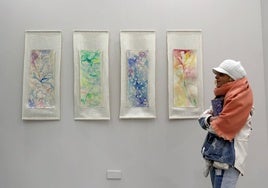 La exposición 'Kaze no UGOKI' de Lola J. Valiente, en imágenes