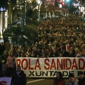 Manifestación multitudinaria en Vigo para «reconstruir» el área sanitaria