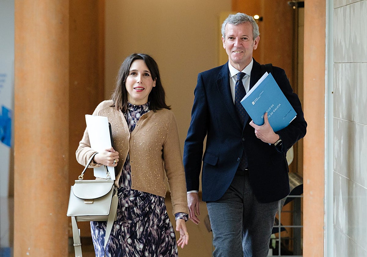 El presidente y la conselleira de Industria