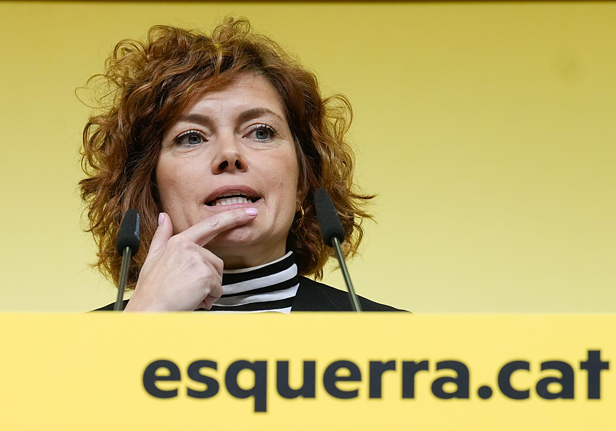 Elisenda Alamany, secretaria general y portavoz de ERC