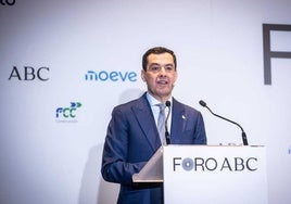 Juanma Moreno, presidente de Andalucía, protagonista de un nuevo Foro ABC