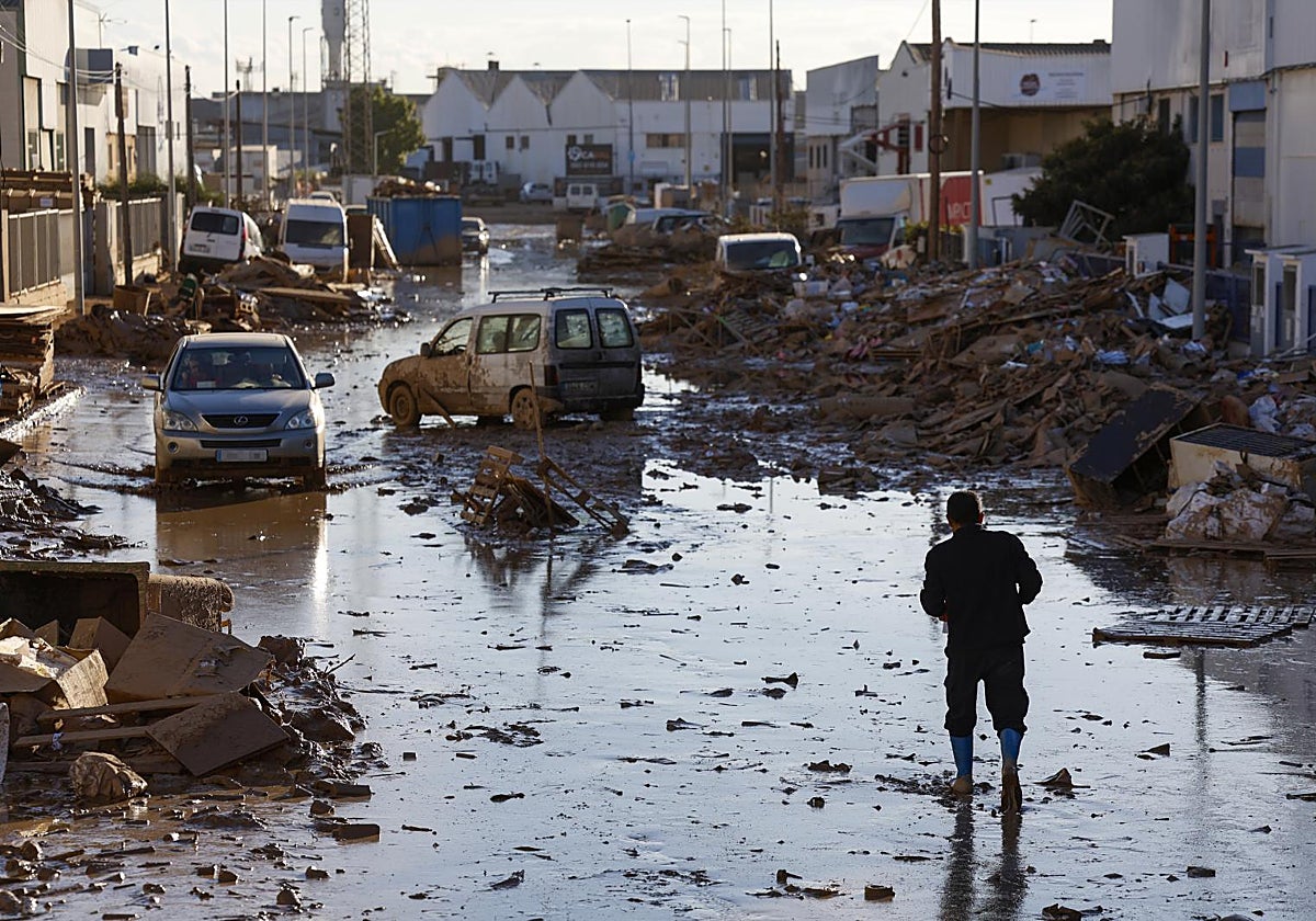 Imagen de archivo tomada en Catarroja tras la dana del 29 de octubre