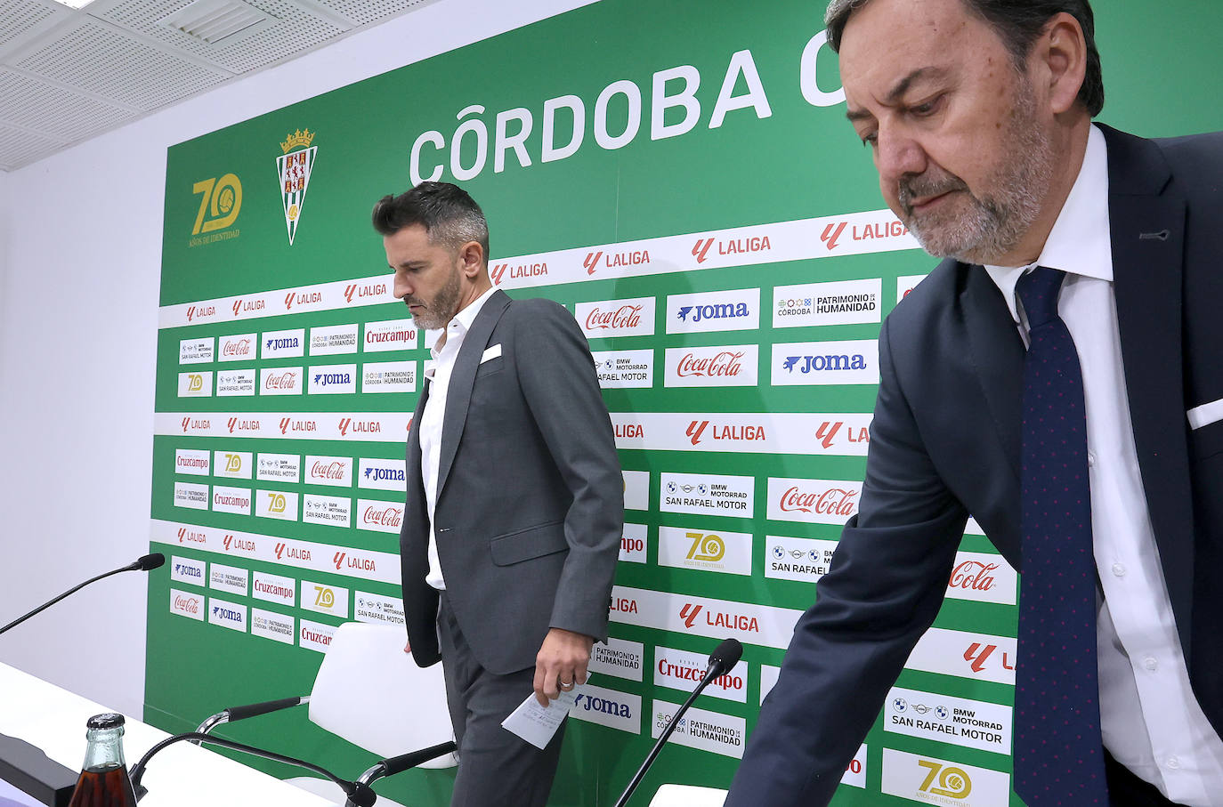 El acuerdo de renovación de Iván Ania con el Córdoba CF, en imágenes