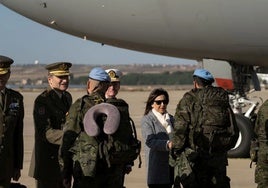 La ministra Robles defiende «sin fisuras» la misión de la BRI X de Córdoba como «esencial para la paz» en Líbano