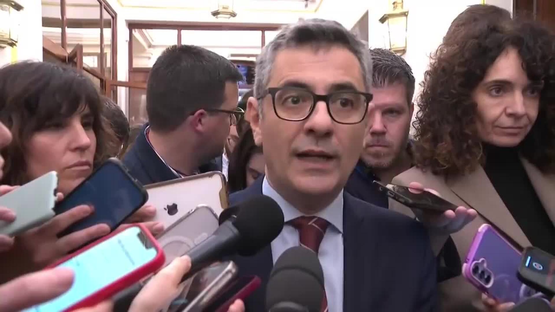 Bolaños, a los pensionistas: Cuando bajen sus pensiones recuerden que fue el PP con otros