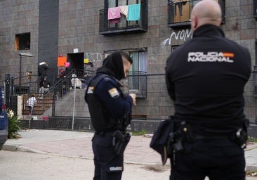 Once detenidos por una paliza entre los okupas del fortín okupa de San Blas