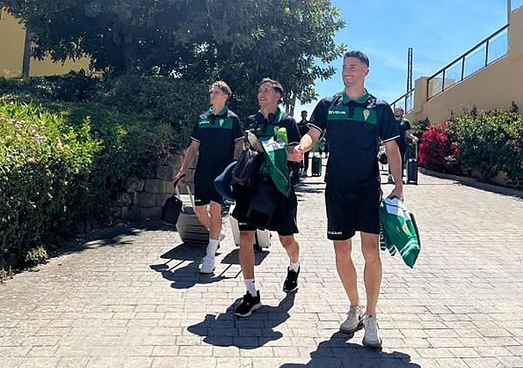 Jugadores del Córdoba CF.