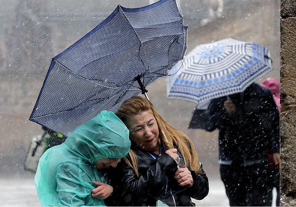 El viento y lluvias se esperan abundantes en muchos puntos