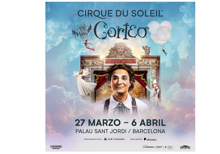 Sorteamos 8 entradas dobles para el espectáculo 'Corteo' de Cirque du Soleil en Barcelona