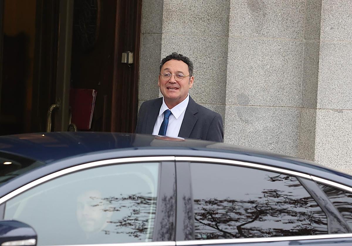 García Ortiz, a su llegada al Tribunal Supremo como imputado por la presunta revelación de secretos del caso del novio de Ayuso