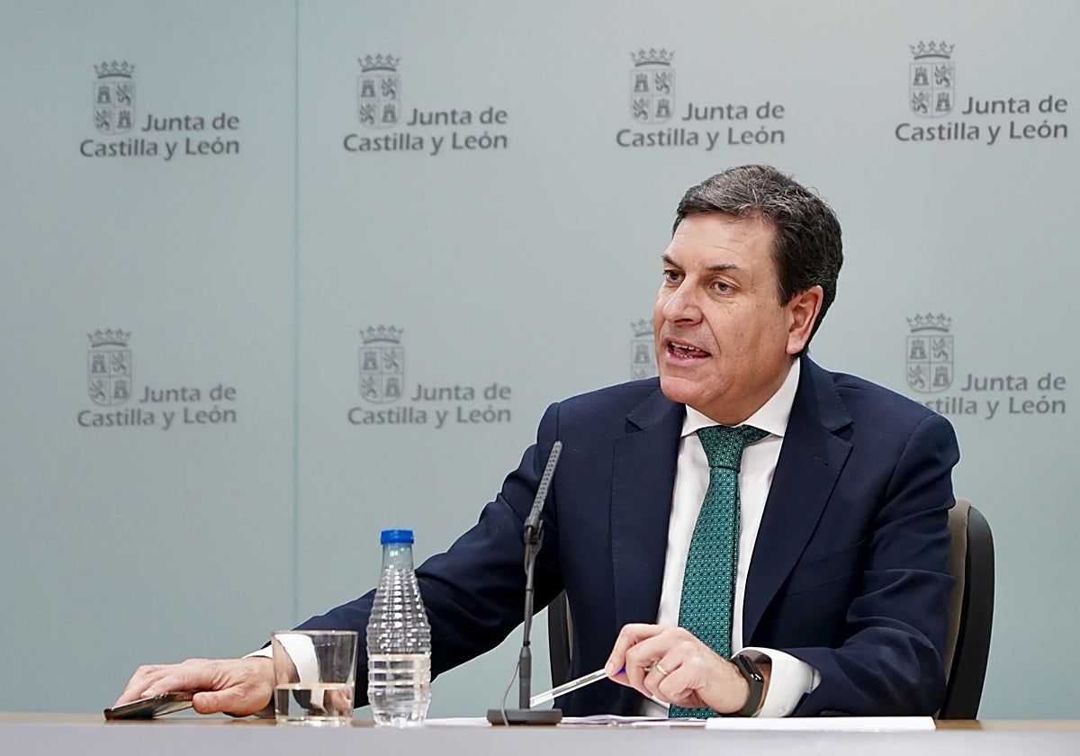 El portavoz de la Junta de Castilla y León, Carlos Fernández Carriedo