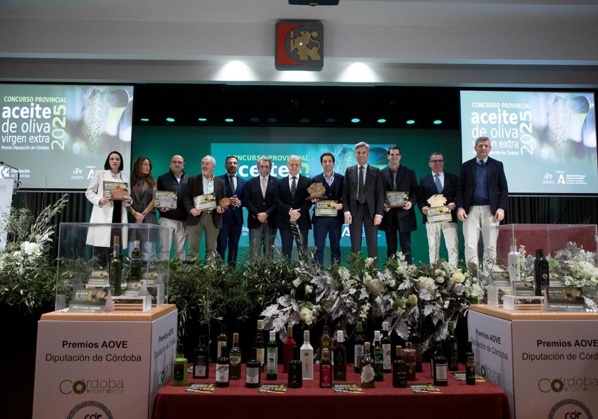 Premiados en el Concurso Provincial de la Calidad de Aceites de Oliva Virgen Extra.