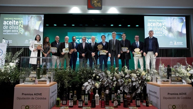 Aceites de Oliva Extra de Priego y Palma, primeros premios del XVIII Concurso de la Diputación de Córdoba