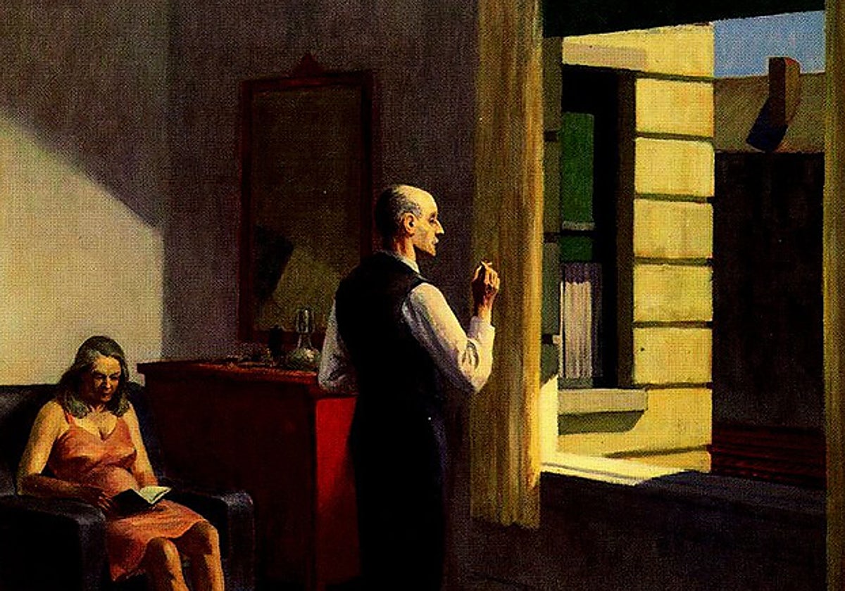 Hotel junto al ferrocarril. Edward Hopper. Hirshhorn Museum and Sculpture Garden. Washington, DC