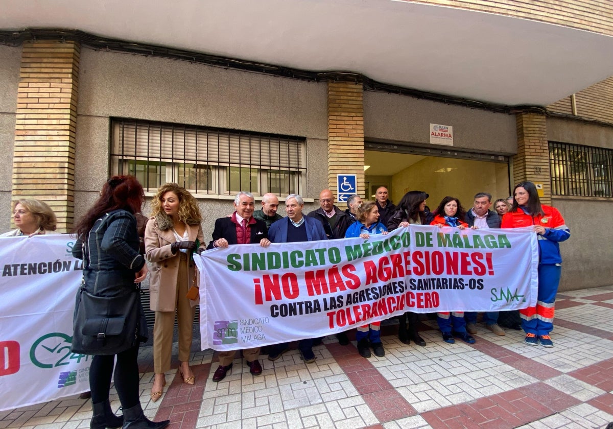 Protesta por las agresiones en Málaga