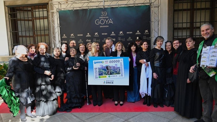 La ONCE se suma a la fiebre de los Goya y dedica su cupón del 8 de febrero a los premios y a Granada