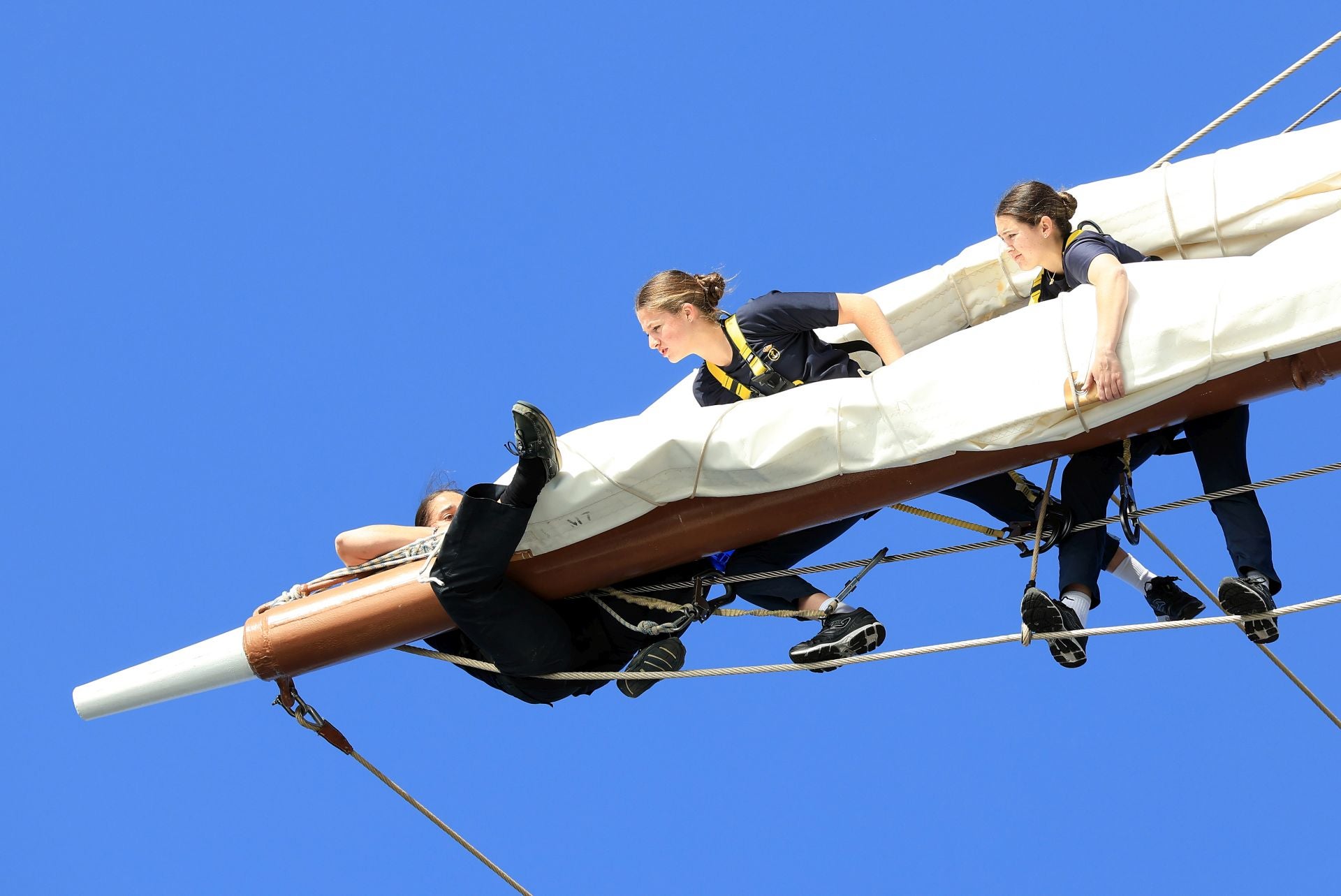 La vida de la Princesa Leonor a bordo del Elcano, en imágenes
