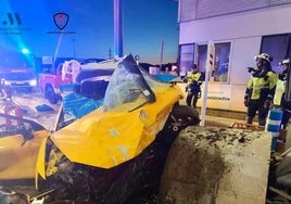 Muere un hombre tras chocar su coche contra un peaje en la AP-46 en Casabermeja, en Málaga