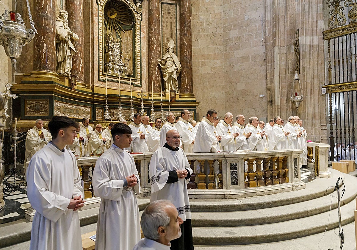 Ceremonia de toma de posesión del nuevo obispo de Segovia, Jesús Vidal